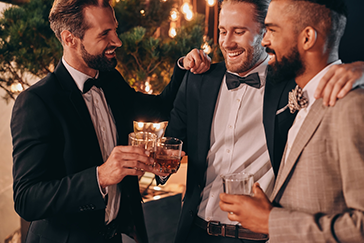 Three Men in Tuxedos